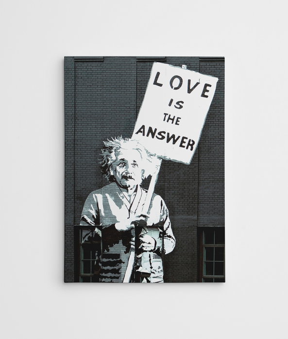 Wallity Lienzo Decorativo Banksy WY32 (50 x 70 cm)